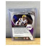 2021 Panini Prizm Justin Jefferson LSU Card - NFL Minnesota Vikings