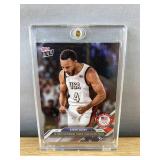 2024 Topps Now Steph Curry Team USA Olympic Performance Card