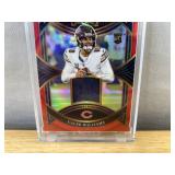 2024 Panini Select Rookie Swatches Caleb Williams Jersey NFL Card - Chicago Bears