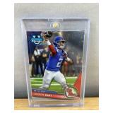 Bowman Chrome Jaxson Dart Ole Miss Football Card - NFL New York Giants