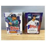Topps 2023 and 2024 Baseball Card Box Lot - Series 1 and Series 2 - Brand New