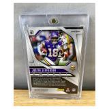 2024 Panini Prizm Justin Jefferson Numbered Orange Prizm #187/249 Football NFL Card - Minnesota Vikings