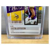 2023 Panini Contenders Hall Pass Justin Jefferson NFL Football Card - Minnesota Vikings