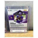 Justin Jefferson Panini Mosaic Prizm NFL Cards - 2021 and 2024 - Minnesota Vikings