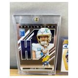Justin Herbert Spellbound & Ladd McConkey Celebration Los Angeles Chargers NFL Football Cards Lot