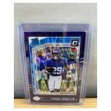 2024 Donruss Optic Rated Rookie Tyrone Tracy Jr. New York Giants NFL Card