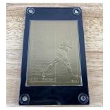 1994 Babe Ruth 22kt Gold Golden Legends New York Yankees Collectible Numbered Card