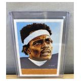 2001 Walter Payton Topps Gallery Art NFL Card - Chicago Bears