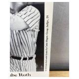 Babe Ruth and Lou Gehrig 4" x 6" New York Yankees MLB Collector Photo Cards, 1994 Curtis Mngmt - 3 Total