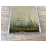 1996 Ted Williams 23 Karat Gold Numbered MLB Baseball Card by Bleachers with Box - Boston Red Sox