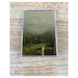 1996 Ted Williams 23 Karat Gold Numbered MLB Baseball Card by Bleachers with Box - Boston Red Sox