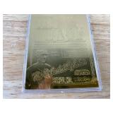 1996 Ted Williams 23 Karat Gold Numbered MLB Baseball Card by Bleachers with Box - Boston Red Sox