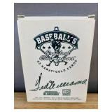 1996 Ted Williams 23 Karat Gold Numbered MLB Baseball Card by Bleachers with Box - Boston Red Sox