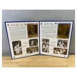 2000 Mark McGwire & Sammy Sosa 1998 Home Run Record 22kt Gold MLB Cards Set