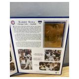 2000 Mark McGwire & Sammy Sosa 1998 Home Run Record 22kt Gold MLB Cards Set