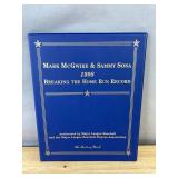 2000 Mark McGwire & Sammy Sosa 1998 Home Run Record 22kt Gold MLB Cards Set