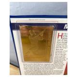 2000 Danbury Mint 22kt Gold MLB Baseball Cards Mark McGwire & Sammy Sosa