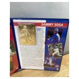 2000 Danbury Mint 22kt Gold MLB Baseball Cards Mark McGwire & Sammy Sosa