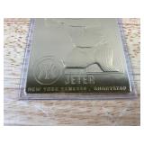 2000 22kt Gold Derek Jeter MLB New York Yankees Baseball Card