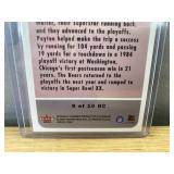Walter Payton Chicago Bears Fleer 2000 Retrospection Collection NFL Card