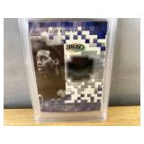 2001 U.D. Playmakers Tracy McGrady Warm-Up NBA Jersey Card Graded PSA 8 - Toronto Raptors *J