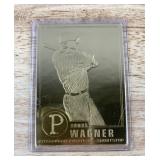 2000 Honus Wagner 22kt Gold MLB Baseball MLB Card - Pittsburgh Pirates