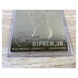 2000 Cal Ripken Jr. 22kt Gold MLB Baseball Collectible Card - Baltimore Orioles