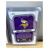 Dallas Turner NFL Rookie Cards - Donruss Rated Rookie & The Rookies Minnesota Vikings *J