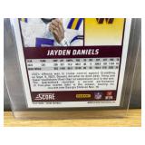 2024 Panini Score Jayden Daniels Rookie Football NFL Card - Washington Commanders *J