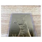 2000 Mike Piazza 22kt Gold MLB Baseball Card New York Mets