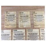 1977 Close Encounters of the Third Kind, 11 Trading Card Lot *J