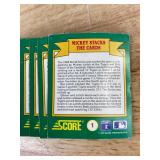 1991 Score MLB Magic Motion World Series Baseball Trivia Card Set (1-56) *J