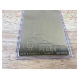 2000 Gaylord Perry 22kt Gold San Francisco Giants Baseball Card