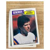 1987 Topps NFL Football Card Lot - 124 Cards, Stars Included *J