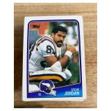 1988 Topps NFL Football Card Lot - 148 Cards Including Stars *J