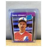 1989 Donruss Randy Johnson Rated Rookie MLB Baseball Card Montreal Expos *J