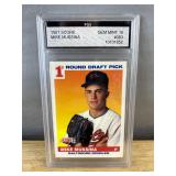 1991 Score Mike Mussina Graded Rookie Card FGS Gem Mint 10 - Baltimore Orioles *J
