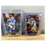 12 NFL Football Card Lot - Inserts, Rookies, Holo & Prizm Stars *J