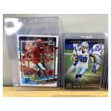12 NFL Football Rookie and Insert Card Lot - Stars, Rated Rookies, Prizms *J
