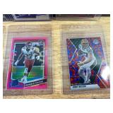 12 NFL Football Rookie and Insert Card Lot - Stars, Rated Rookies, Prizms *J