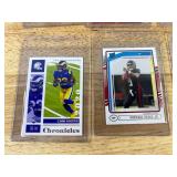 12 NFL Football Rookie and Insert Card Lot - Stars, Rated Rookies, Prizms *J