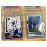 12 NFL Football Rookie and Insert Card Lot - Stars, Rated Rookies, Prizms *J