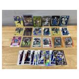 NFL Football Wide Receiver Trading Card Lot - 34 Cards *J