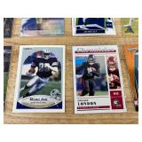 NFL Football Wide Receiver Trading Card Lot - 34 Cards *J