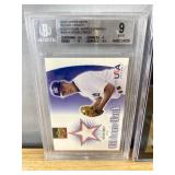 Graded Sports Trading Card Lot: Baseball, Football & Hockey (5 Cards) *J