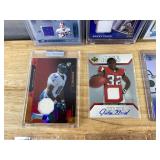 15 Football Trading Card Lot - Rookie Inserts, Relics, Stars *J