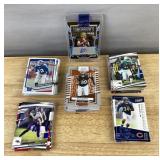 NFL Football Card Lot with Brock Glenn Auto, Burrow, Strahan, Taylor and more *J