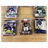 NFL Football Card Lot with Brock Glenn Auto, Burrow, Strahan, Taylor and more *J