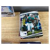 NFL Football Card Lot with Brock Glenn Auto, Burrow, Strahan, Taylor and more *J
