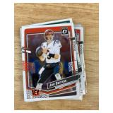 NFL Football Card Lot with Brock Glenn Auto, Burrow, Strahan, Taylor and more *J